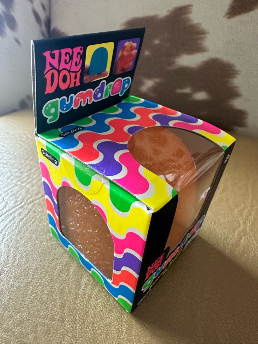 Gumdrop Super Solid Squish Toy - Orange